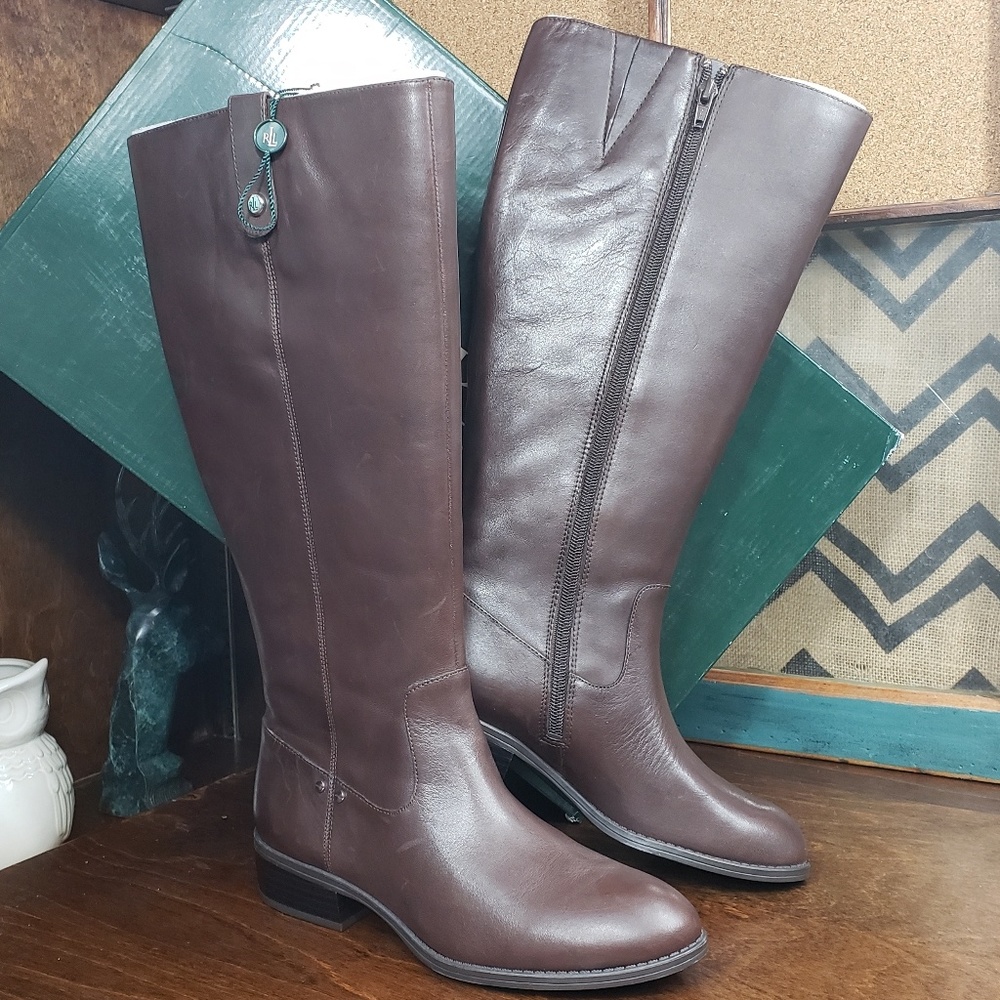 Lauren Ralph Lauren kid wide calf boots